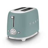 50's Style 2 Slice Toaster Matte Emerald Green