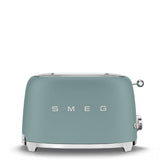 50's Style 2 Slice Toaster Matte Emerald Green