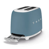 50's Style 2 Slice Toaster Matte Storm Blue