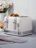Laura Ashley Dove Grey 4 Slice Toaster