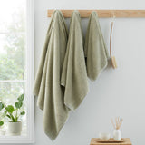 Soft Zero Twist Spa Green Bath Towel