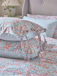 Clover Powder Blue/Madder Standard Pillowcase Pair