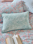 Clover Powder Blue/Madder Double Duvet Cover Set