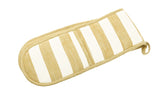 Wide Stripe Double Oven Glove Honeydew