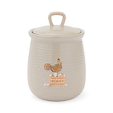 Hen House Lane Farm Fresh Eggs Canister Beige