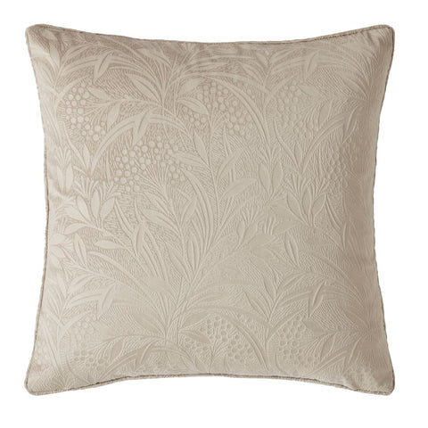 Barley Embossed Natural Filled Cushion