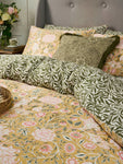 Double Bough Gold Super King Duvet Cover Set