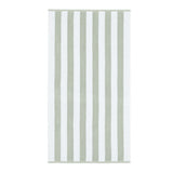 Reversible Sage Stripe Jacquard Bath Towel