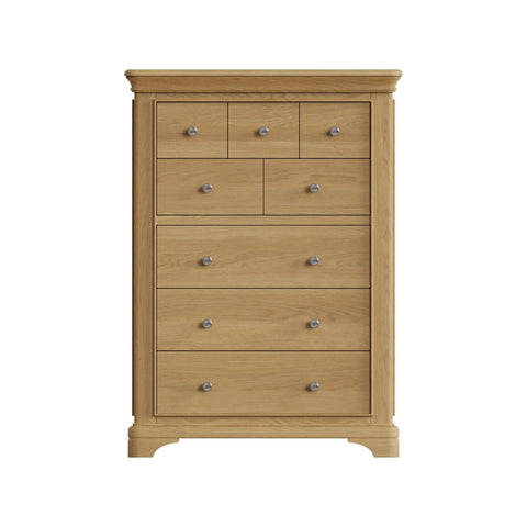 Faire Oak 8 Drawer Chest