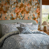 Crater Double Duvet Set Sapphire