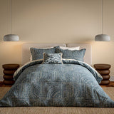 Frescoes Super King Duvet Set Sapphire