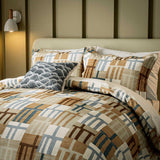 Monolith Double Duvet Set Amber & Sky
