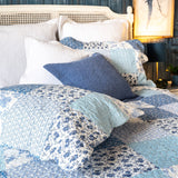 Margot Blue Patchwork Pillowsham