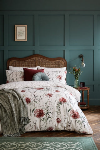 Pallington Bloom Ruby King Duvet Cover Set