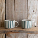 Yarrow Mug Brushed Sea Green Large (Set of 2)