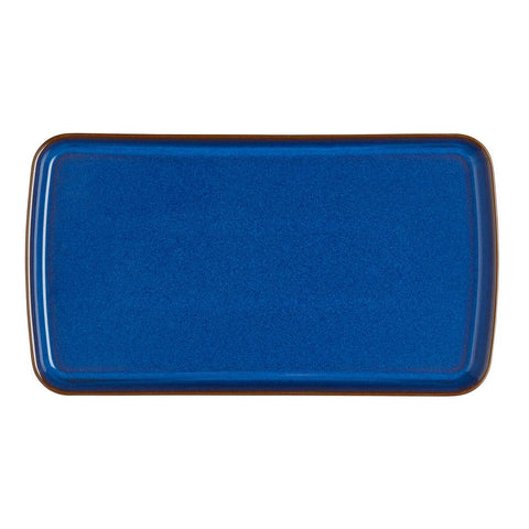 Denby Imperial Blue Small Rectangular Platter