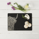 Etched Cow Rectangular Cheeseboard