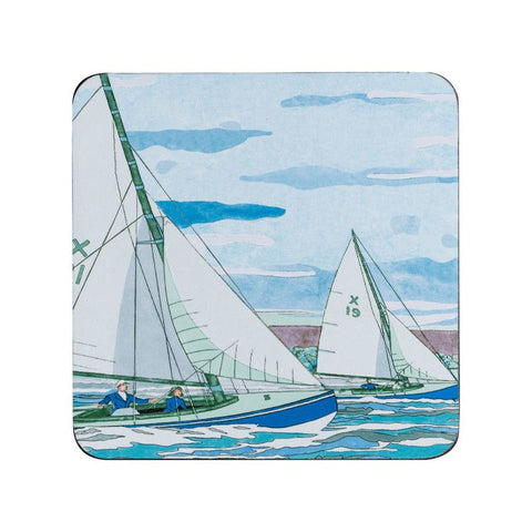 Denby Sailing Coasters Set of 6