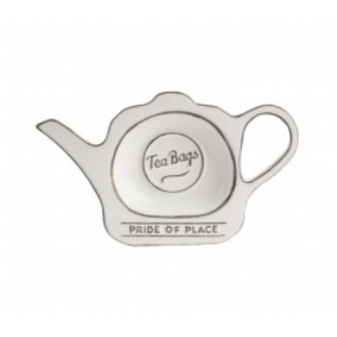 T&G Pride of Place White Tea Bag Tidy