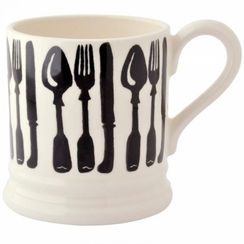 Emma Bridgewater Knives and Forks 1/2 Pint Mug