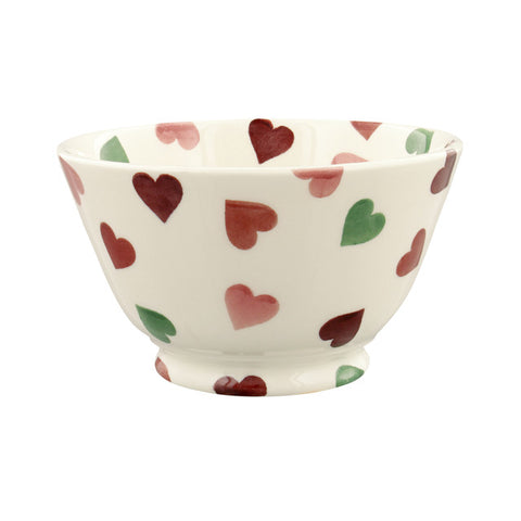 Emma Bridgewater Pink & Green Hearts Small Old Bowl