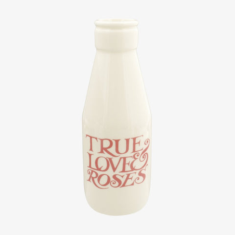 Emma Bridgewater Pink Toast True Love & Roses Large Milk Bottle