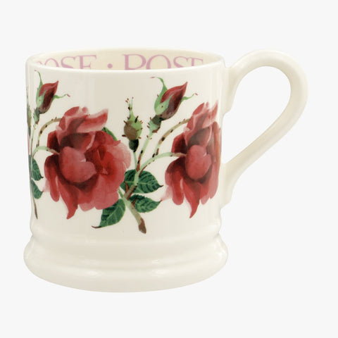 Emma Bridgewater Flowers Red Rose 1/2 Pint Mug