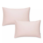 Bianca 400 Thread Count Cotton Sateen Standard Pillowcase Pair Blush