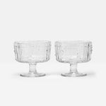 Bee Glass Mini Dessert Bowl - Set of 2