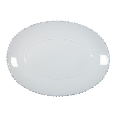 Costa Nova Pearl White Oval Platter Large 40cm