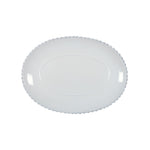 Costa Nova Pearl White Oval Platter Medium 34Cm