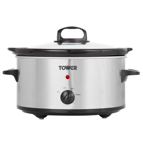 Tower Slow Cooker 6.5L S/Steel