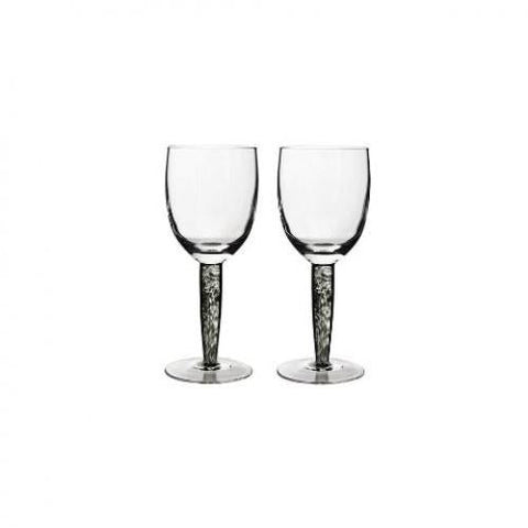 Jet/White White Wine Glass (Box of 2)