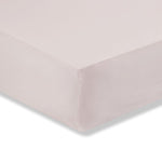 Bianca 400 Thread Count Cotton Sateen Single Fitted Sheet Blush