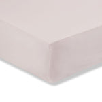 Bianca 400 Thread Count Cotton Sateen King Fitted Sheet Blush