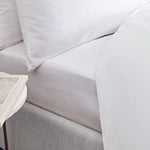 Bianca 400 Thread Count Cotton Sateen Double Flat Sheet White