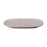 Denby Impressions Pink Accent Medium Oblong Platter