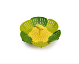 Bloom Folding Steamer Basket Green