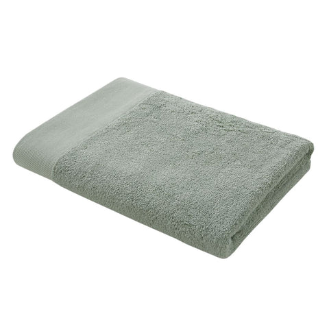 Bamboo Combed Hand Towel Green