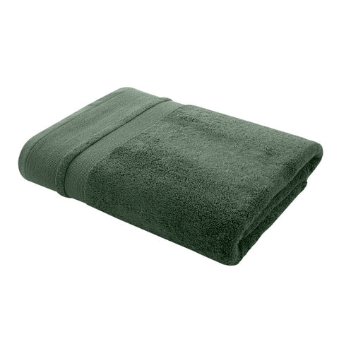 Zero Twist Cotton Modal Bath Towel Forest Green