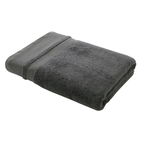 Zero Twist Cotton Modal Bath Sheet Grey
