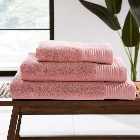 Luxury Soft Cotton Hand Towel Blush Pink