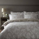 Dorma Acanthus Leaf  Natural King Duvet Set