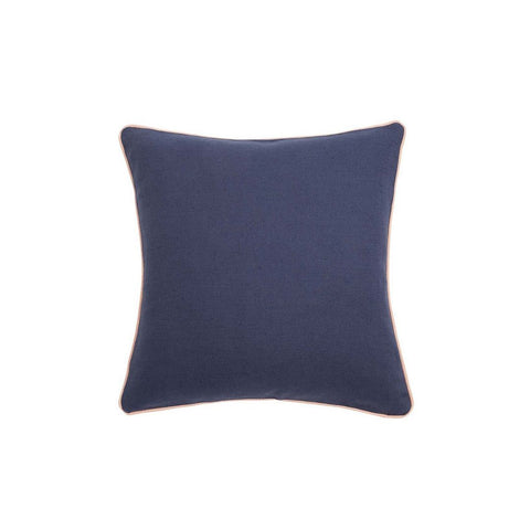 Linen 50x50cm Cushion Navy/Pink