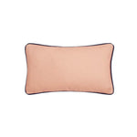 Linen 50x30cm Cushion Pink/Navy