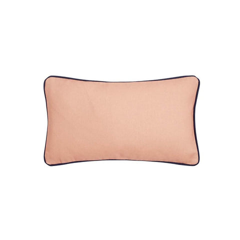Linen 50x30cm Cushion Pink/Navy