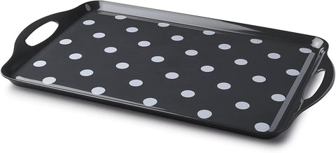 Large Dotty Tray (48x30cm) Dark Grey