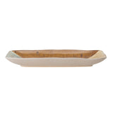 Willow Serving Plate Stoneware, Brown