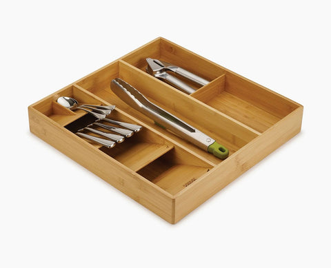 Drawerstore Bamboo Cutlery - Utensil & Gadget Organiser