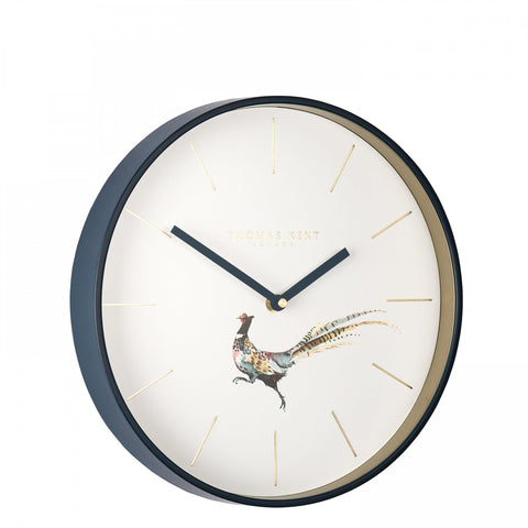 12" Woodland Pheasant Wall Clock